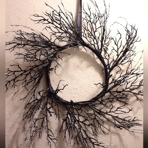 Other - Black Gothic Branch Halloween Wreath